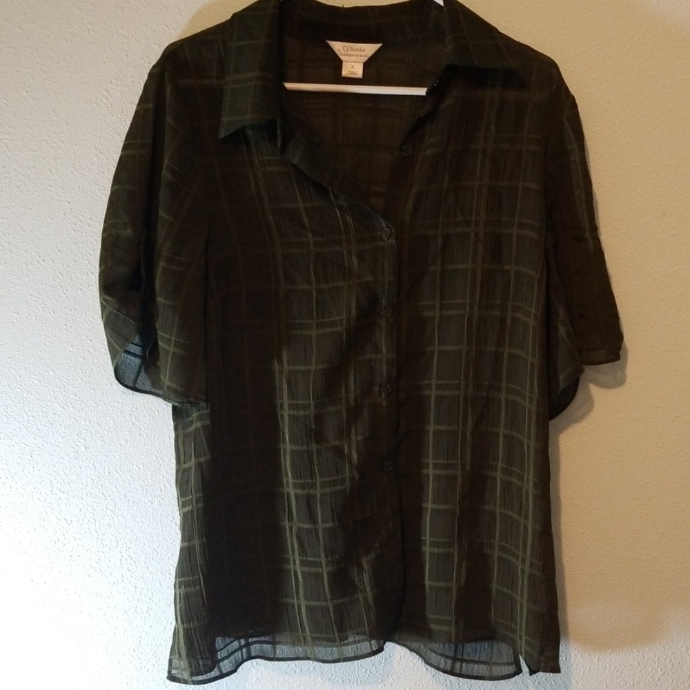 C.J. Banks Sheer Shirt